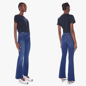 MOTHER The Weekender Mid-Rise Flare Jeans in Wash: Mint Condition Size 29 NEW